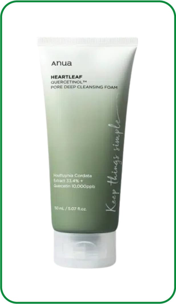 2nd cleanser Anua Heartleaf Quercetinol Pore Deep Cleansing Foam_617x1063