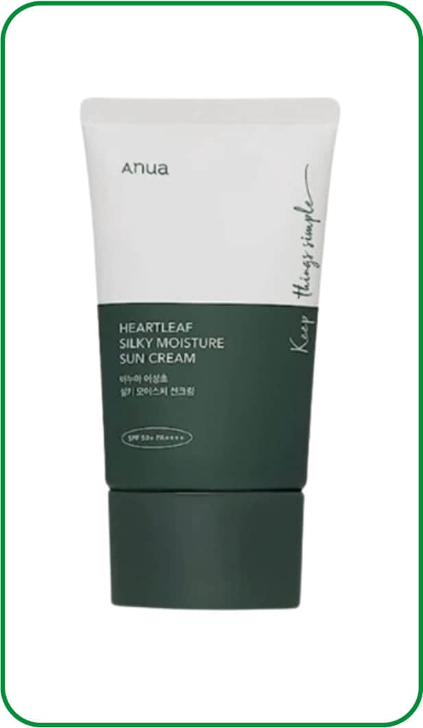 Sunscreen Anua Heartleaf Silky Moisture Sun Cream_617x1063