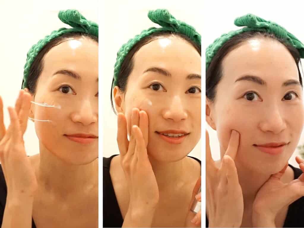 numbuzin No.9 NAD+ BIO Lifting-sil essence_face_application_1600Hx1200W