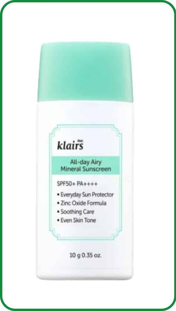 Dear Klairs - All-day Airy Mineral Sunscreen_617x1083