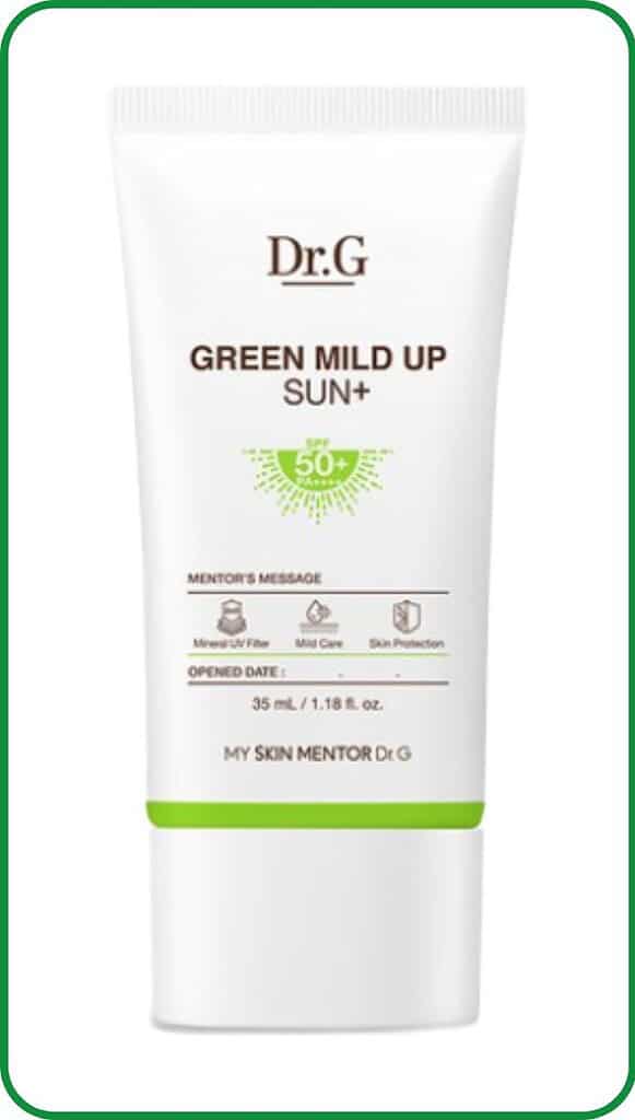 Dr.G - Green Mild Up Sun+ sunscreen_617x1083
