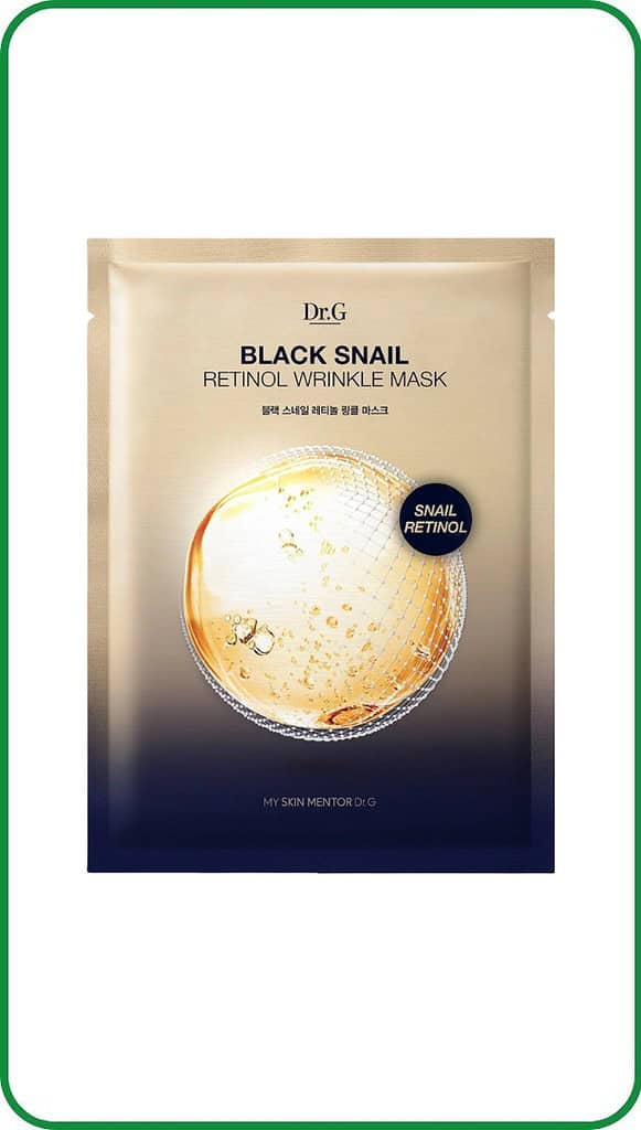 Dr.G Black Snail Retinol Wrinkle Mask