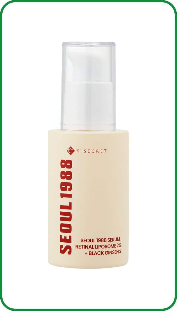 K-Secret Seoul 1988 Serum: Retinal Liposome 2% + Black Ginseng