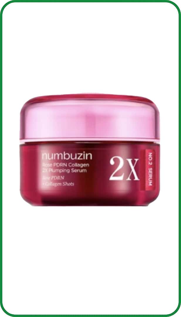Numbuzin No. 2 Rose PDRN Collagen 2X Plumping Serum