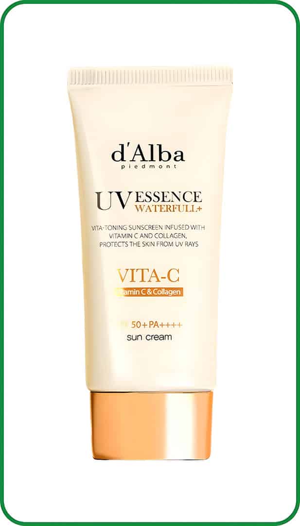 dAlba-UV-Essence-Waterfall-Vita-C-Collagen-Anti-aging-Sun-Cream