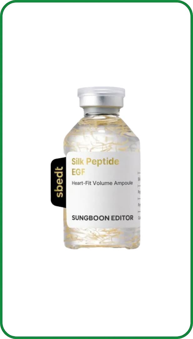 SUNGBOON EDITOR Silk Peptide EGF Heart Fit Volume Lifting Ampoule